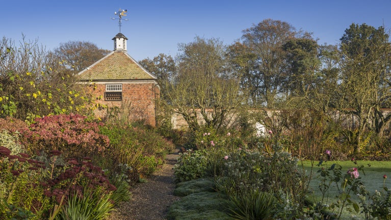 The walled garden at Gunby Hall, Lincolnshire